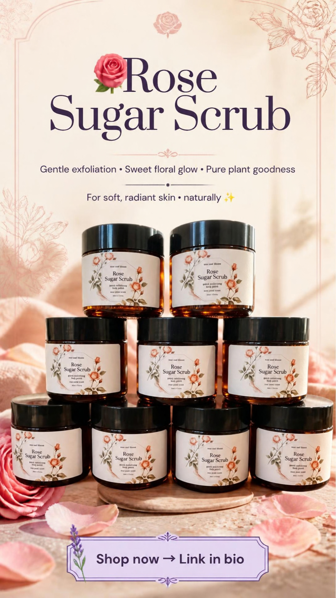 Wild Rose Nourishing Sugar Scrub
