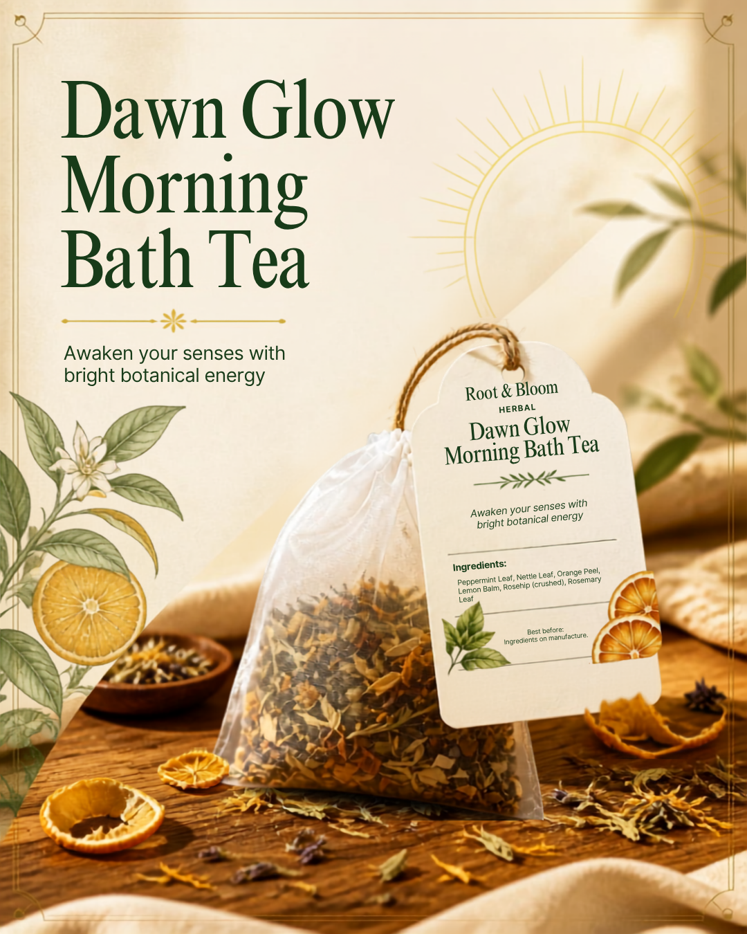 Botanical Bath Teabag Bundle — £8.99