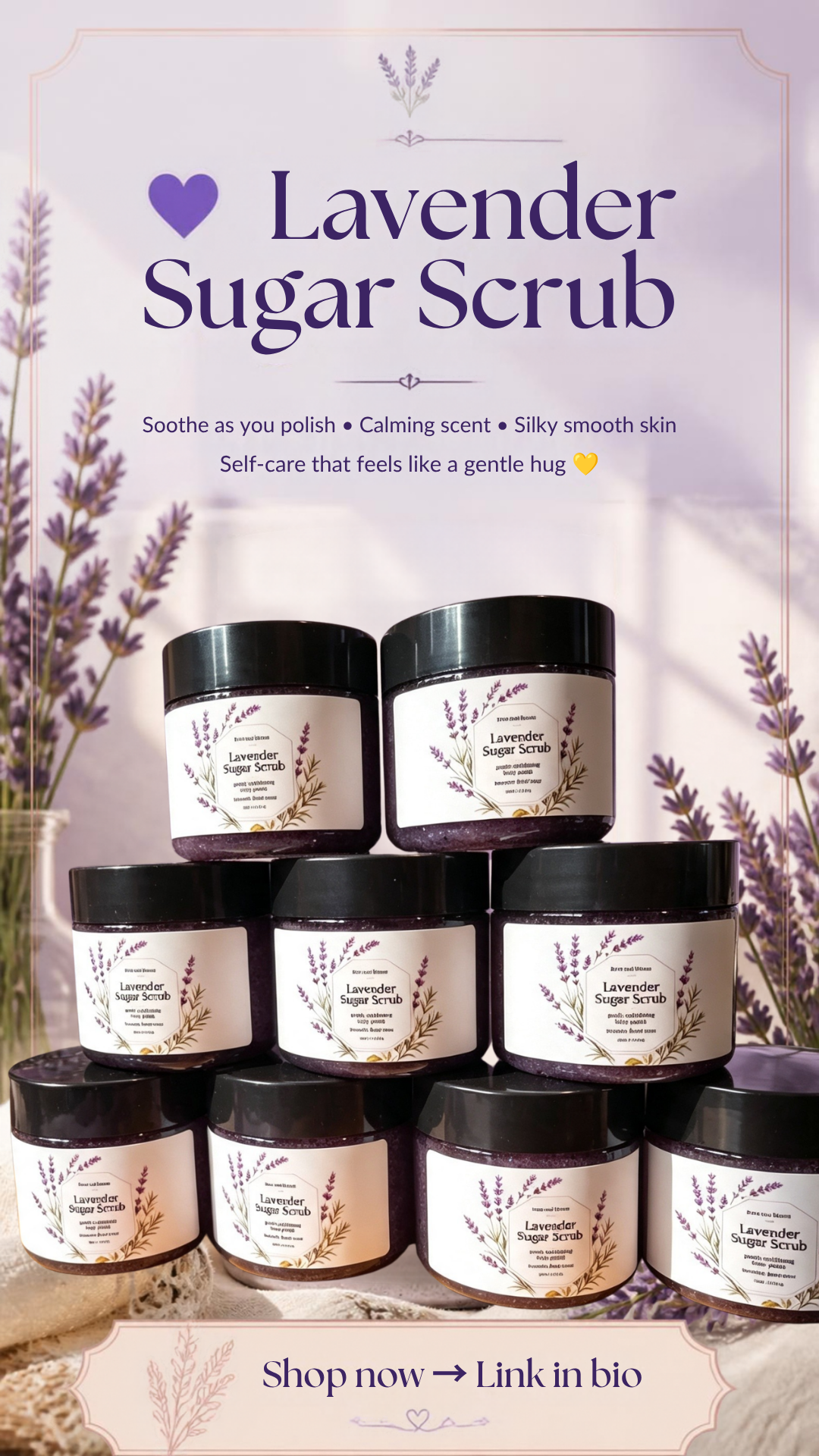 Soothing Lavender Nourishing Sugar Scrub