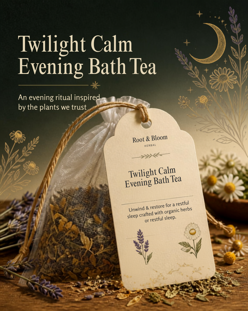 Botanical Bath Teabag Bundle — £8.99