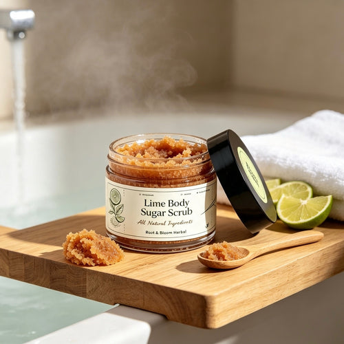 Lime & Dark Brown Sugar Scrub