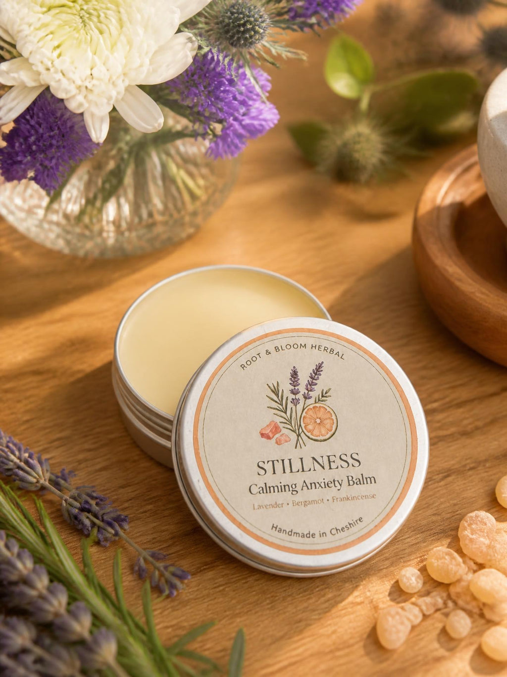 🌙 STILLNESS — Calming Anxiety Balm