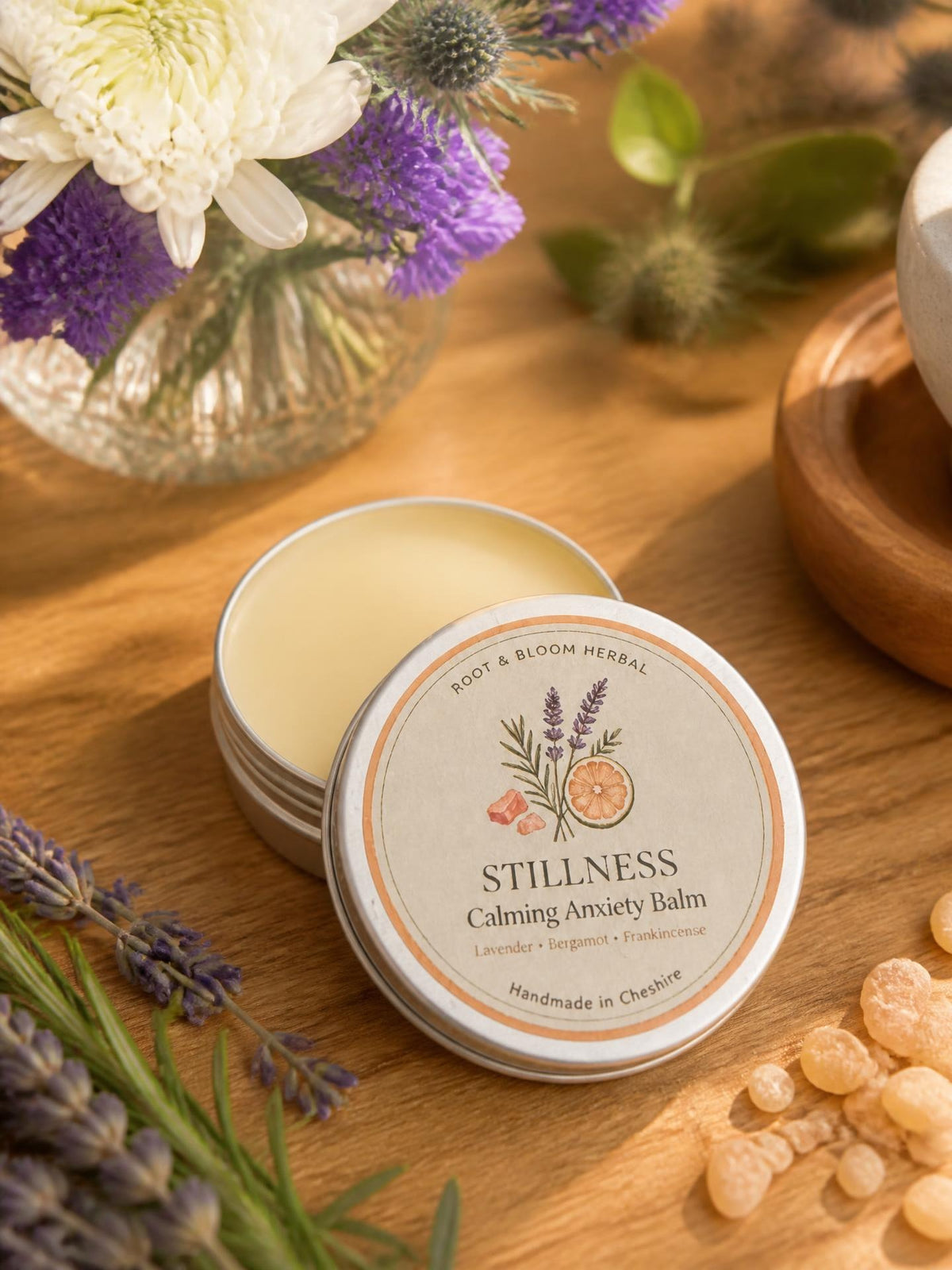 🌙 STILLNESS — Calming Anxiety Balm