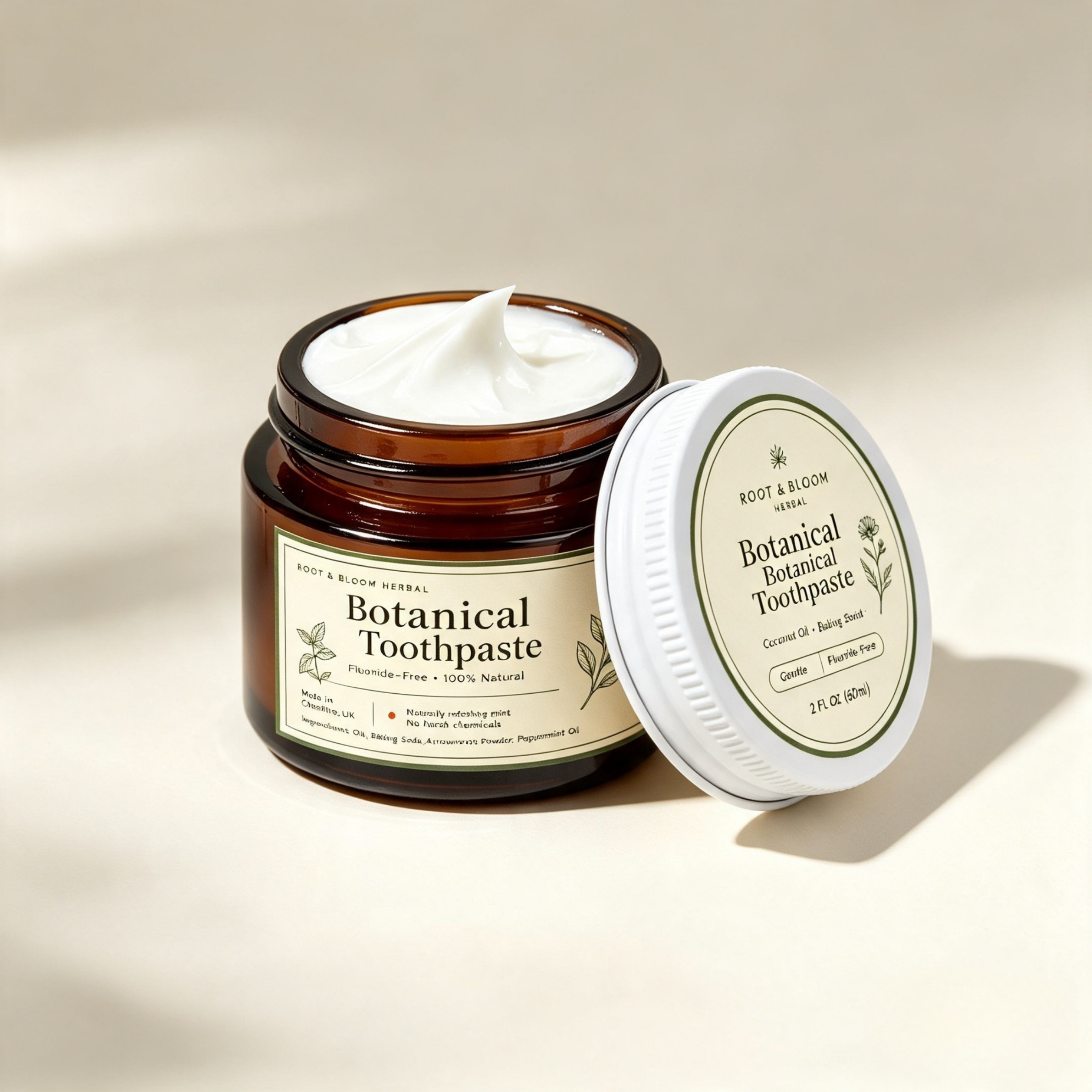 🪥 Root & Bloom Herbal — Botanical Toothpaste - £5.99