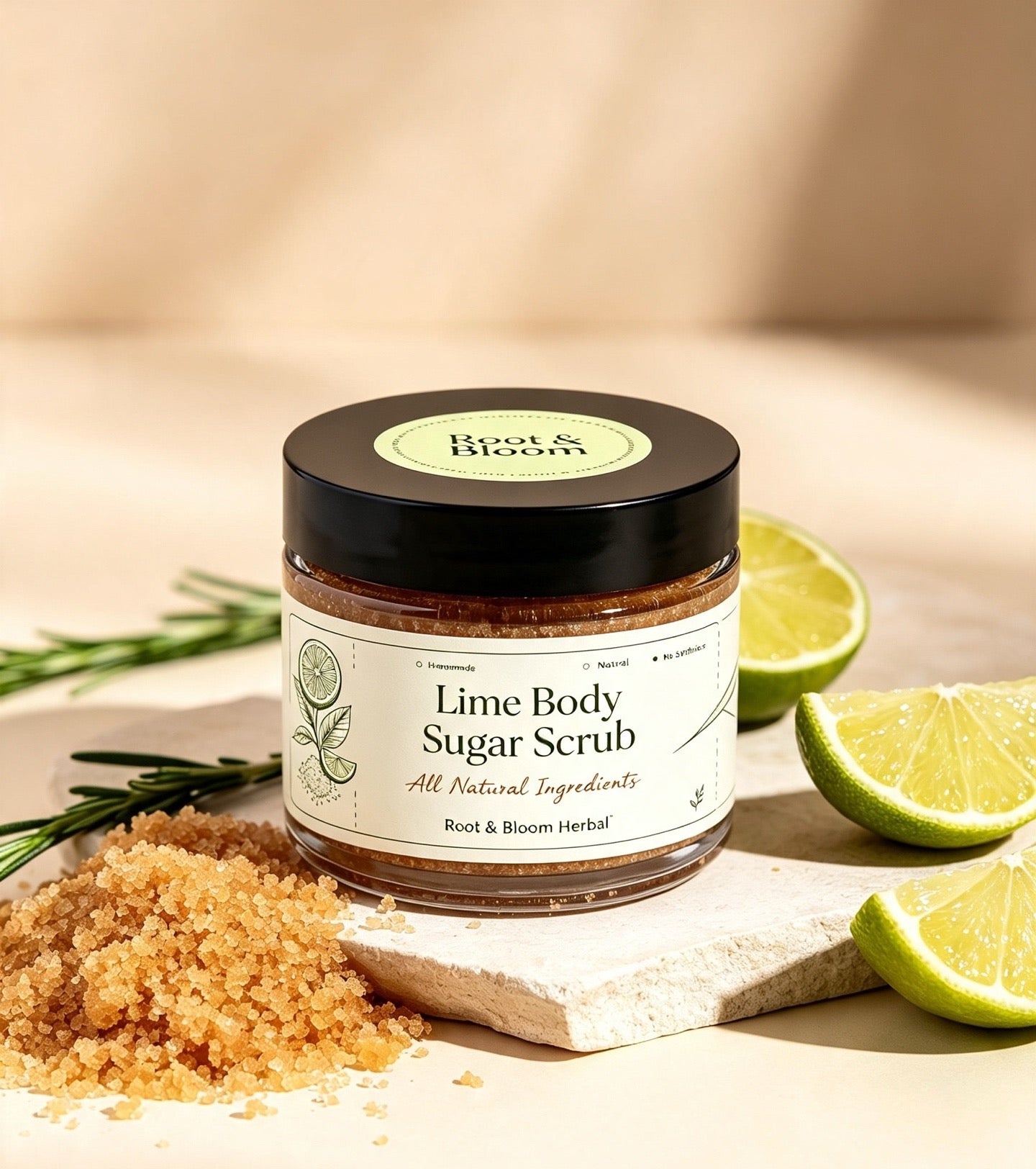 Lime & Dark Brown Sugar Scrub